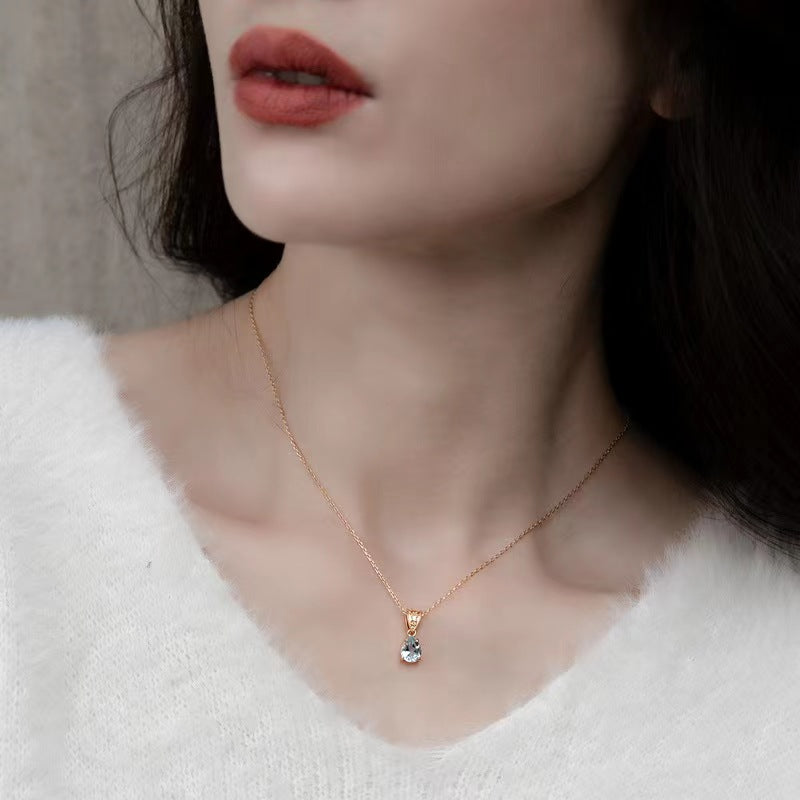 Natural Topaz Ice Dew Necklace