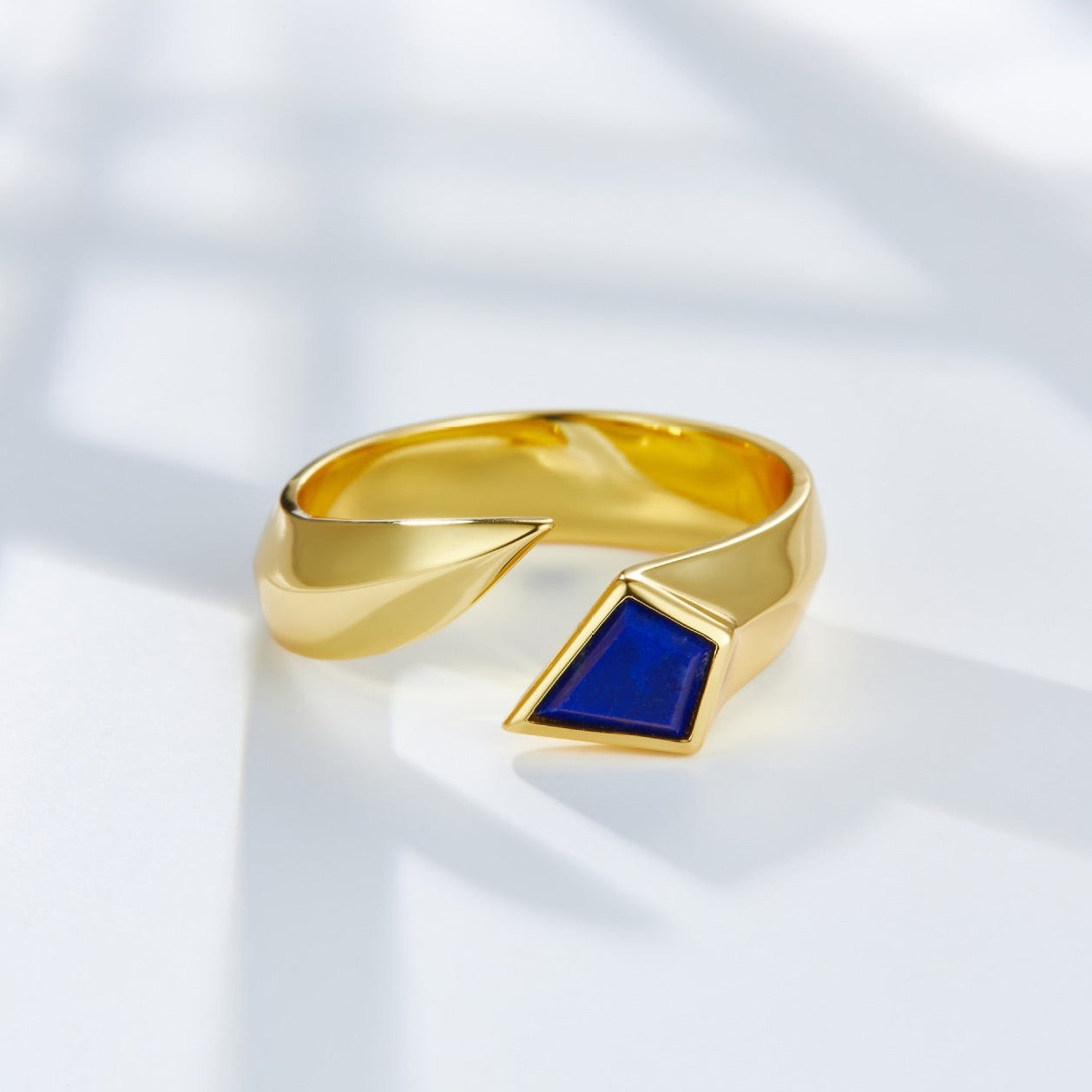 Natural Lapis Lazuli Snake's Eye Ring