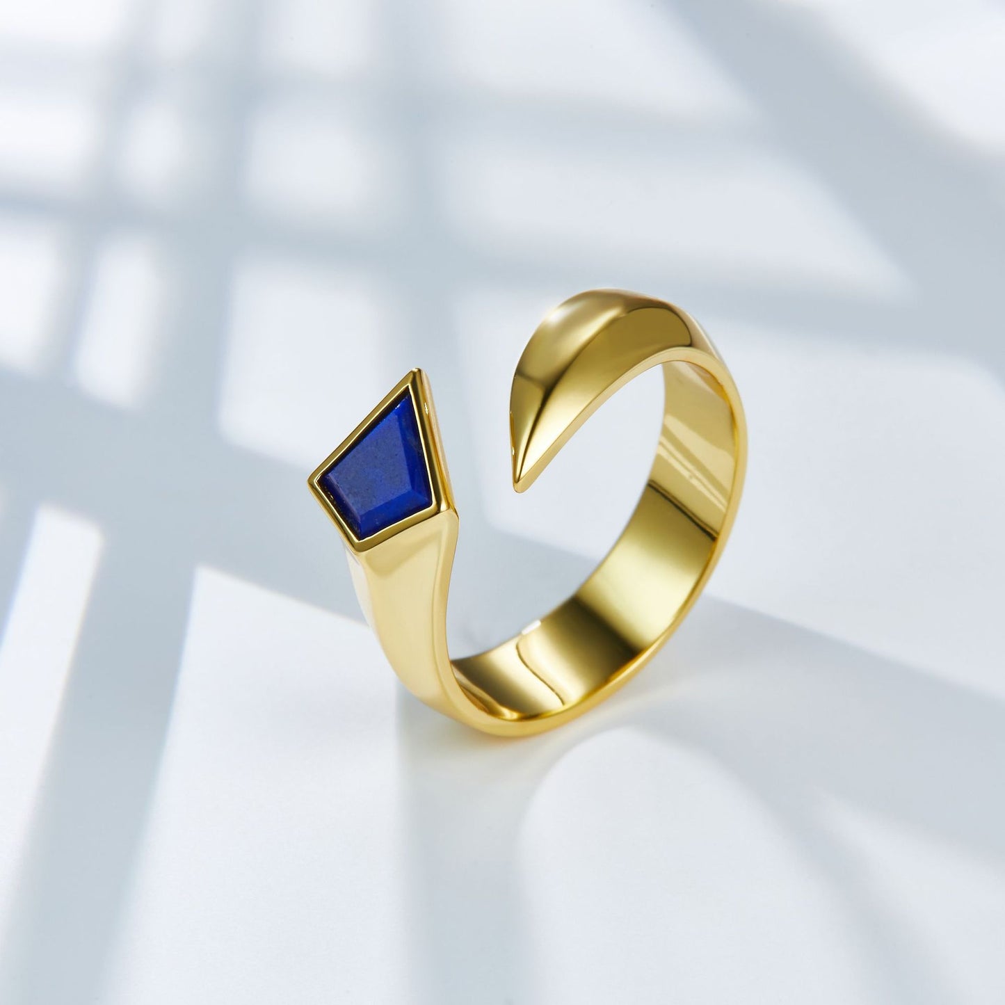 Natural Lapis Lazuli Snake's Eye Ring