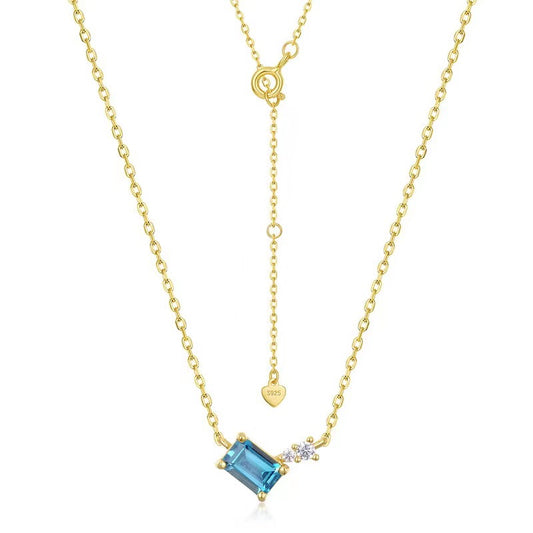 Natural Topaz Ice Age Necklace