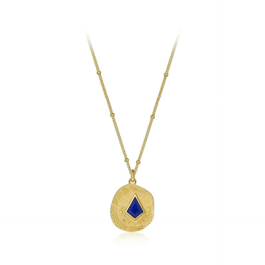 Natural Lapis Lazuli Gilded Years Necklaces