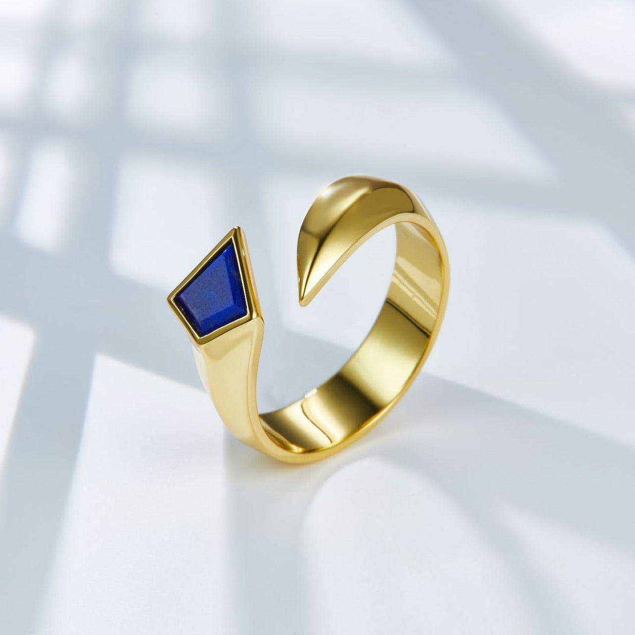 Natural Lapis Lazuli Snake's Eye Ring