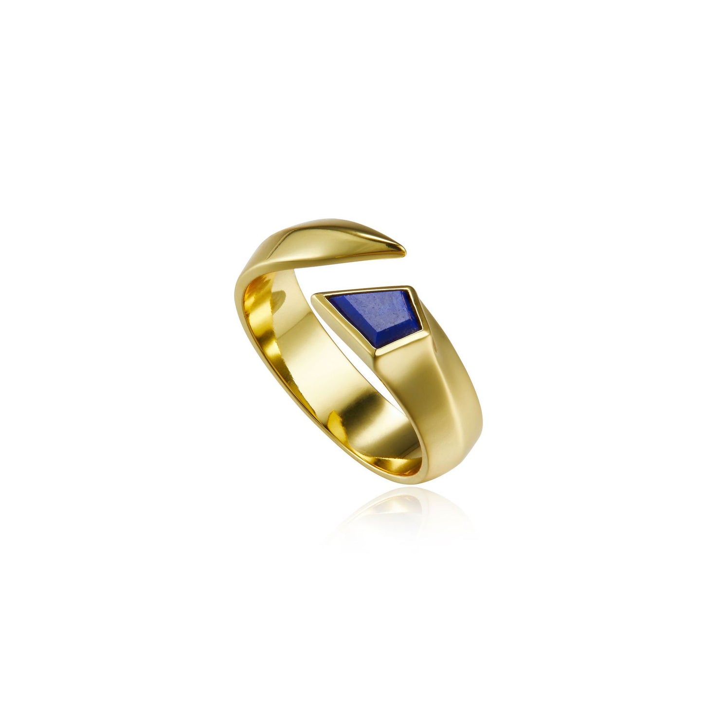 Natural Lapis Lazuli Snake's Eye Ring